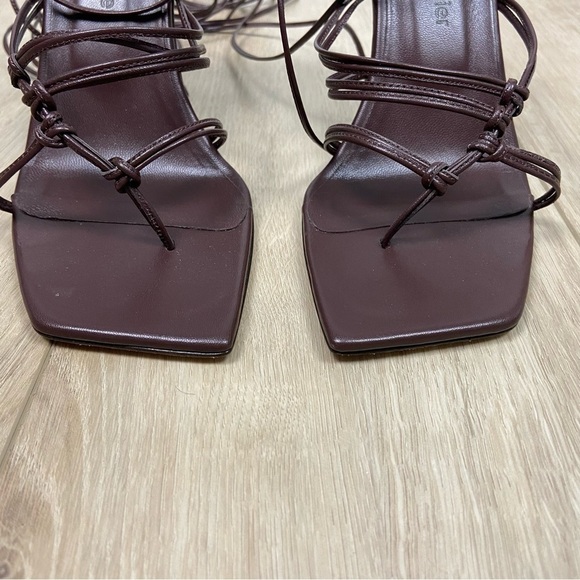 A’mmonde Atelier Kasia Sandal in Dark Oak - Picture 4 of 11